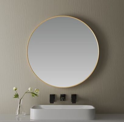 Aluminiowe lusterko LED z ramką z funkcjami, wymiarami i stylami